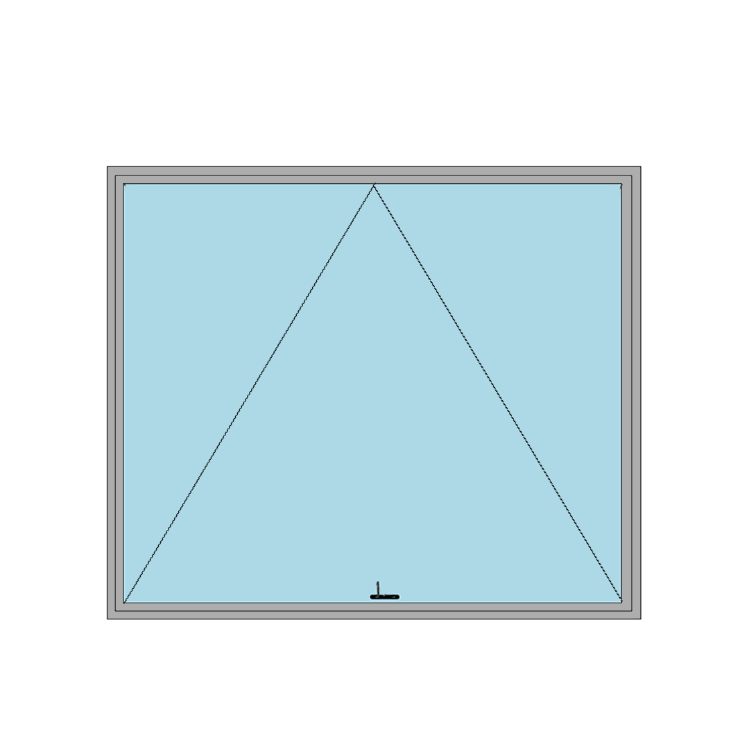 Casement Window With Top Hung